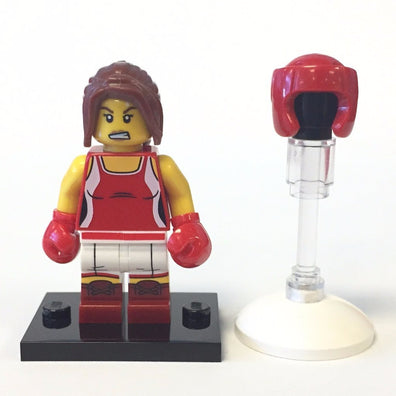 LEGO Minifigure-Kickboxer Girl-Collectible Minifigures / Series 16-COL16-8-Creative Brick Builders